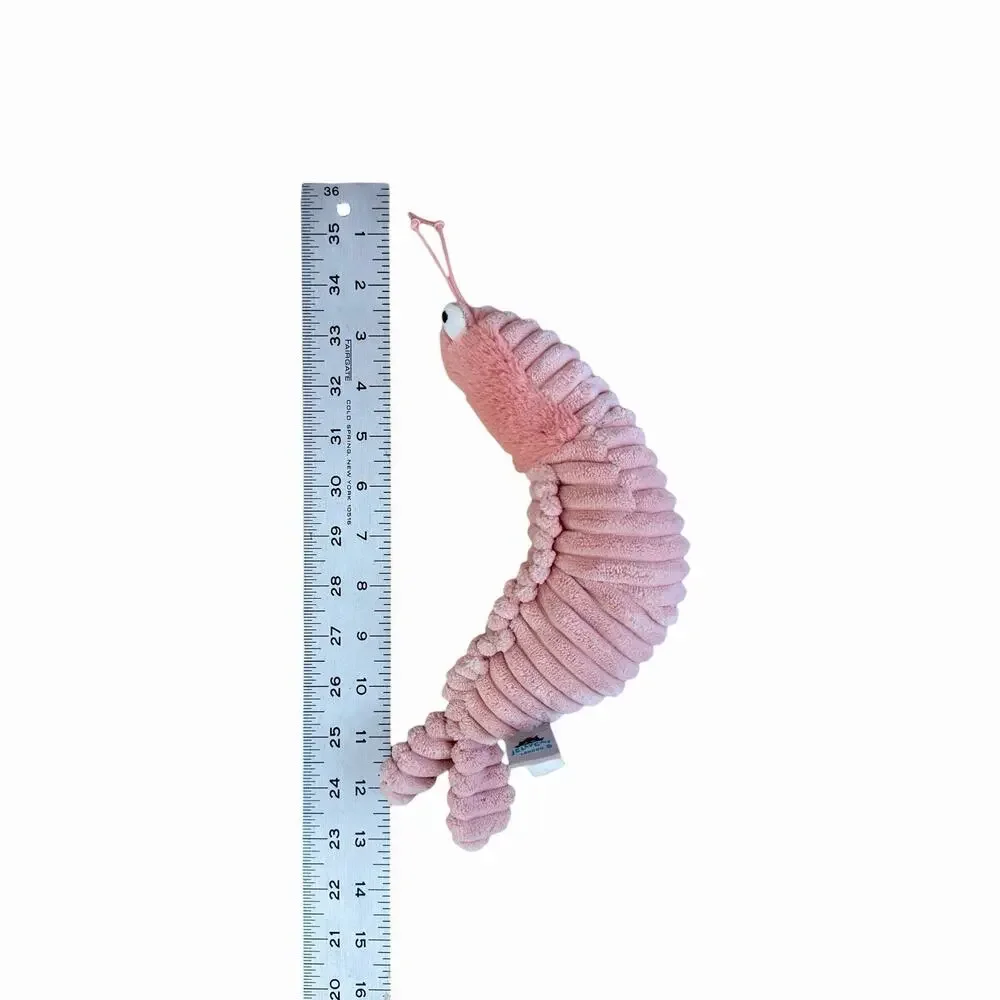Jellycat Sheldon Shrimp Plush Retired HTF Rare 9”